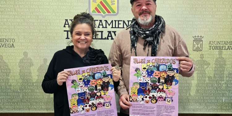 Torrelavega presenta la 12ª edición del Taller de Cabezudos para niños y niñas