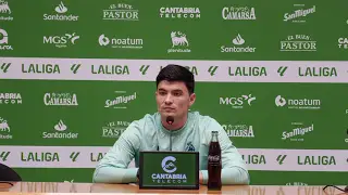 Aldasoro confía en la buena dinámica del Racing antes de recibir al Zaragoza