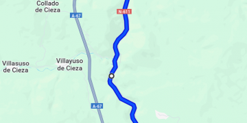 Corte de tráfico en los túneles de la A-67 en Cantabria por trabajos de modernización