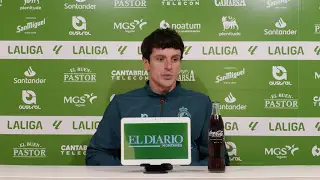 Sangalli advierte de la dificultad ante el Zaragoza pero confía en el Racing para la recta final