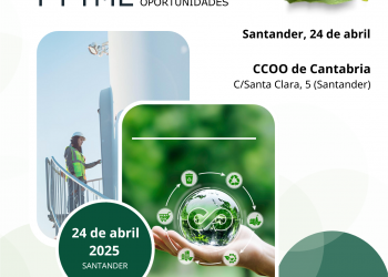 CCOO Cantabria organiza una jornada sobre economía circular y su impacto en las pymes