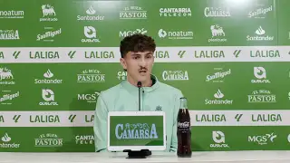 Pablo Rodríguez: «Nos centramos en el próximo partido, sin pensar en lo que pasó en Huesca»
