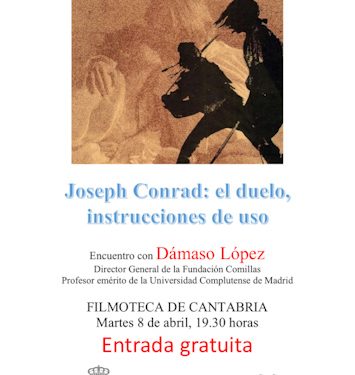 La figura de Joseph Conrad centra una nueva sesión del ciclo ‘Ideas y Maestros’ en la Filmoteca de Cantabria