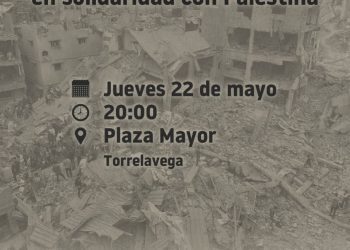 Convocan una concentración en Torrelavega en apoyo al pueblo palestino