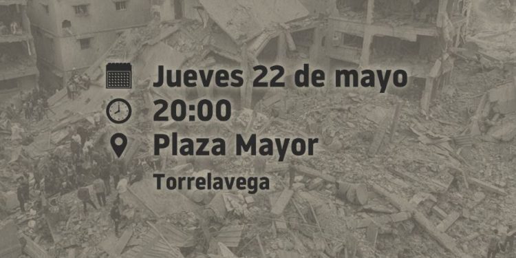 Convocan una concentración en Torrelavega en apoyo al pueblo palestino
