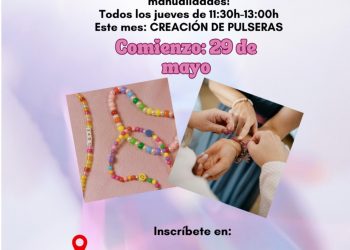 Torrelavega impulsa la creatividad femenina con un nuevo taller de pulseras en el Espacio Mujeres