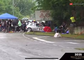 Quince personas atropelladas en el Rally de Hoznayo