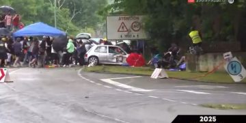 Quince personas atropelladas en el Rally de Hoznayo