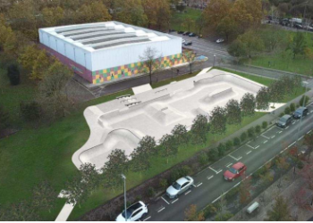 Torrelavega impulsa un nuevo skatepark de referencia junto al pabellón María Pardo
