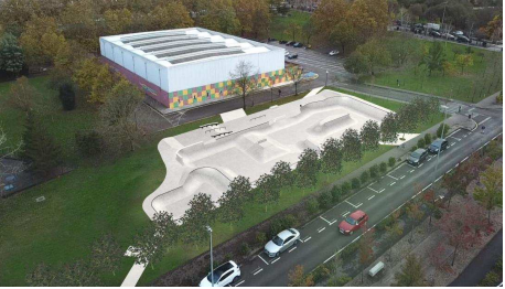 Torrelavega impulsa un nuevo skatepark de referencia junto al pabellón María Pardo