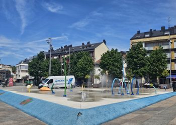 El Parque del Agua de La Llama abre sus chorros este viernes para refrescar el verano torrelaveguense