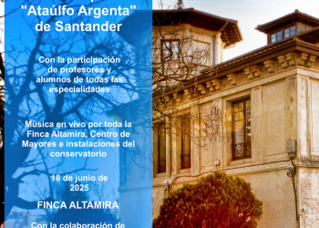 El Conservatorio Ataúlfo Argenta celebra el Día Europeo de la Música con conciertos al aire libre en Finca Altamira