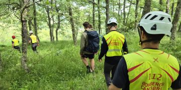 Rescatados dos senderistas en Camaleño y evacuada una mujer con un ataque de pánico en la vía ferrata de La Hermida
