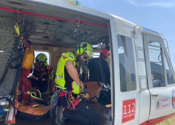 Rescatado un senderista con síntomas de golpe de calor en el pico Mortillano (Soba)