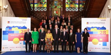 Felipe VI defiende en Santander la alianza con Estados Unidos en la apertura del Foro España–EEUU