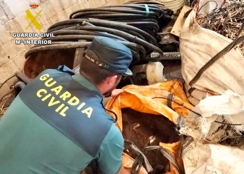 La Guardia Civil desmantela una red especializada en robo de cable de cobre en Cantabria y Asturias