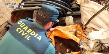 La Guardia Civil desmantela una red especializada en robo de cable de cobre en Cantabria y Asturias