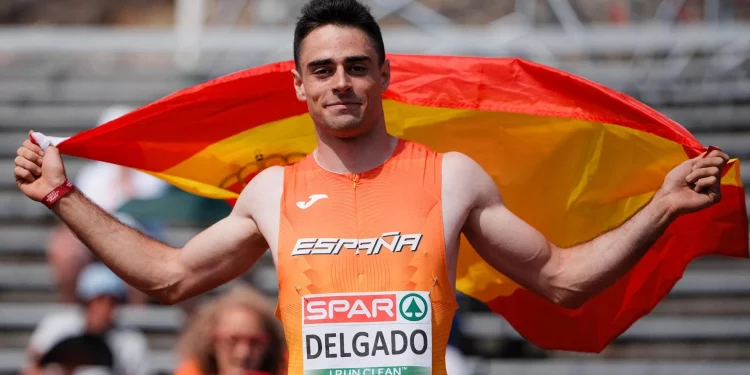 El cántabro Pablo Delgado se corona campeón de Europa sub-23 de triple salto en Bergen