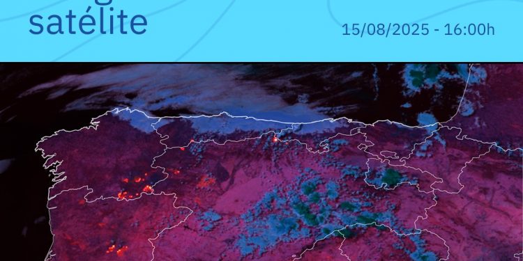 Se declara un incendio en el nordeste leonés, próximo al Puerto de San Glorio