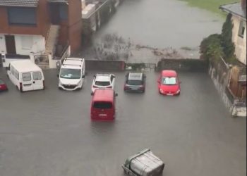 Santander colapsa bajo la lluvia, calles y túneles inundados en plena alerta roja