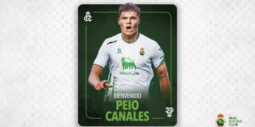 Peio Canales, nuevo refuerzo del Racing para la temporada 2025/26