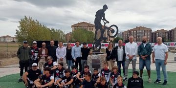 Reinosa da nombre de Raúl Gutiérrez a su bike park en el décimo aniversario de la instalación