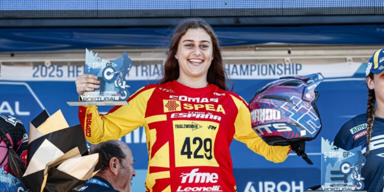 La cántabra Daniela Hernando, tercera del mundo en Trial Women2 con solo 16 años