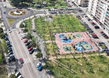 Fomento cubre el parque infantil de la Alameda Manuel Llano en Laredo con una inversión de más de 500.000 euros