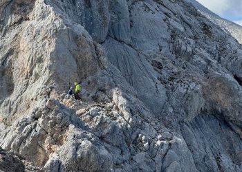 Rescatado en helicóptero un escalador de Huesca tras una caída de 20 metros en los Picos de Europa