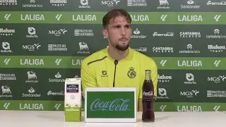 Pablo Ramón: «Se me ponen los pelos de punta con el apoyo de la afición del Racing»