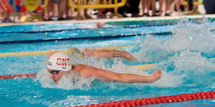 Teo del Riego se proclama campeón de España en 50 metros mariposa en piscina corta