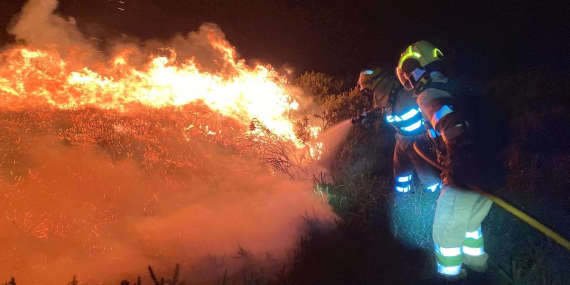 Cantabria preocupada por los incendios de Las Caldas y Garabandal