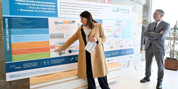 Santander inicia las obras de mejora de los accesos al Faro de Cabo Mayor con una inversión cercana a los 280.000 euros