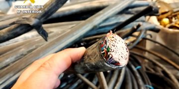 Cinco hombres investigados en Cantabria por apropiarse de más de tres toneladas de cable de telefonía