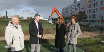 Gobierno y Racing arrancan en La Albericia las obras de dos nuevas gradas cubiertas