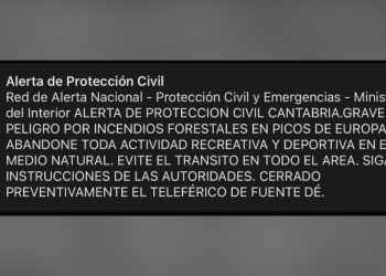 Simulacro de emergencia química con sirenas y mensajes móviles hoy  en Gajano
