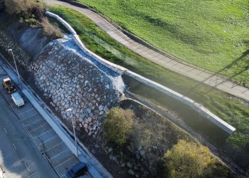 SICAN finaliza las obras de estabilización del talud en el polígono de Tanos-Viérnoles
