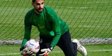 La ausencia de Ezkieta genera dudas para el partido ante el Leganés