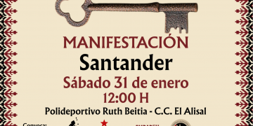 Cuarenta colectivos apoyan una nueva manifestación en Santander en defensa del pueblo palestino