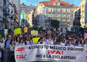Hospitales y centros de salud cántabros inician hoy la primera semana de huelga médica nacional