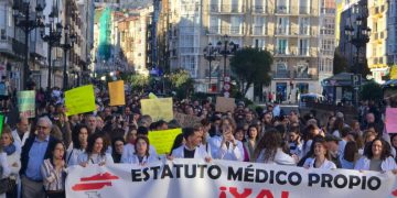 Hospitales y centros de salud cántabros inician hoy la primera semana de huelga médica nacional