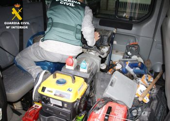 Tres detenidos en Liébana por el robo de maquinaria valorada en 8.000 euros