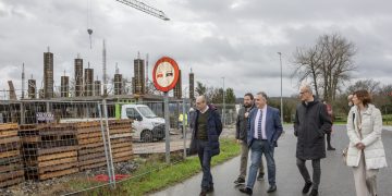 Roberto Media inaugura en Escalante cuatro obras por casi 320.000 euros en agua, ayuntamiento y aceras