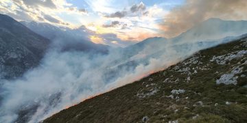 Cantabria registra 20 incendios forestales en una jornada negra por vientos del sur y piromanía
