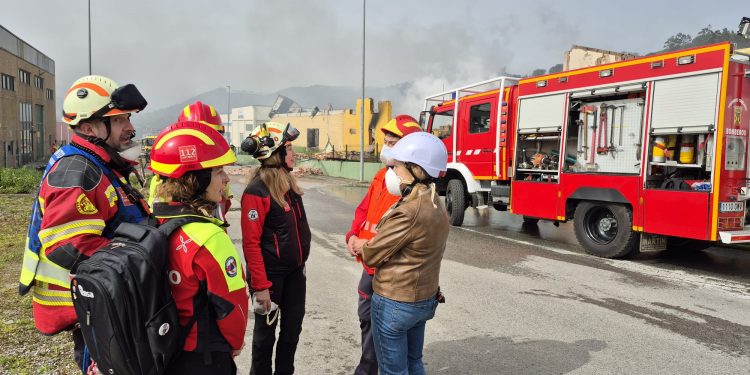 Activado el PLATERCANT en situación 1 por el incendio de una nave industrial en el polígono de Los Tánagos