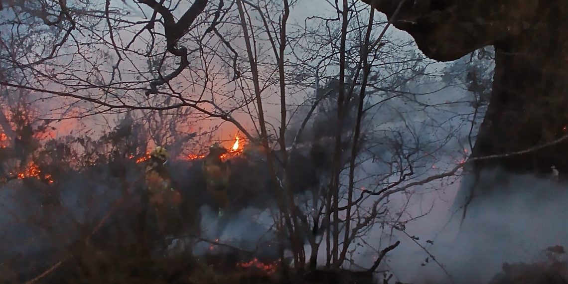 La zona occidental de Cantabria concentra 26 incendios forestales activos tras una noche crítica