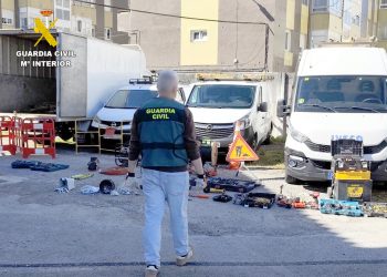 Detenidos siete miembros de un grupo criminal por el robo de cable de cobre en pueblos de Cantabria