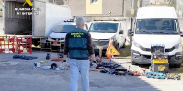 Detenidos siete miembros de un grupo criminal por el robo de cable de cobre en pueblos de Cantabria