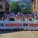 Toda la planta de Nestlé en La Penilla se para un cuarto día por los 49 despidos