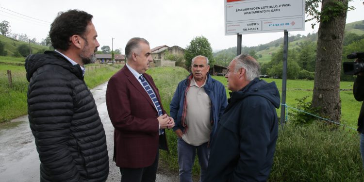 El Gobierno concluye las obras de saneamiento en Coterillo con una inversión de 126.455 euros